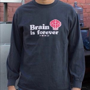 Other tone “Brain is Forever” Long Sleeve size M